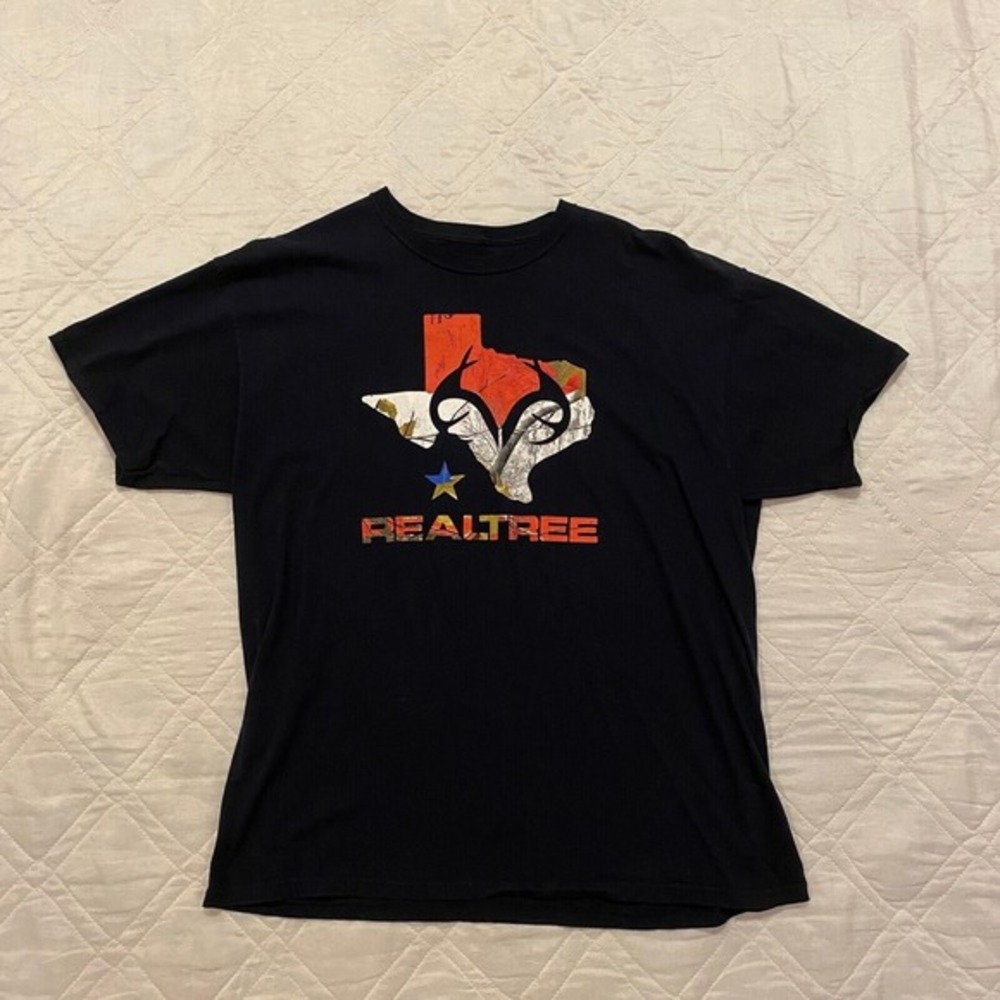 Texas Realtree black T‎ shirt XL